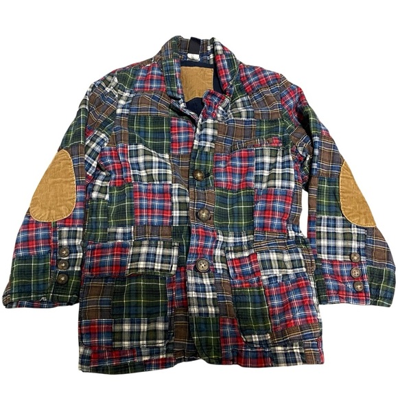 GAP Other - Gap Patchwork Boys Jacket 5yr Thick Button Up Fall 2008 4/$20 🛑